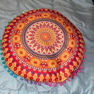 Colorful accent pillow